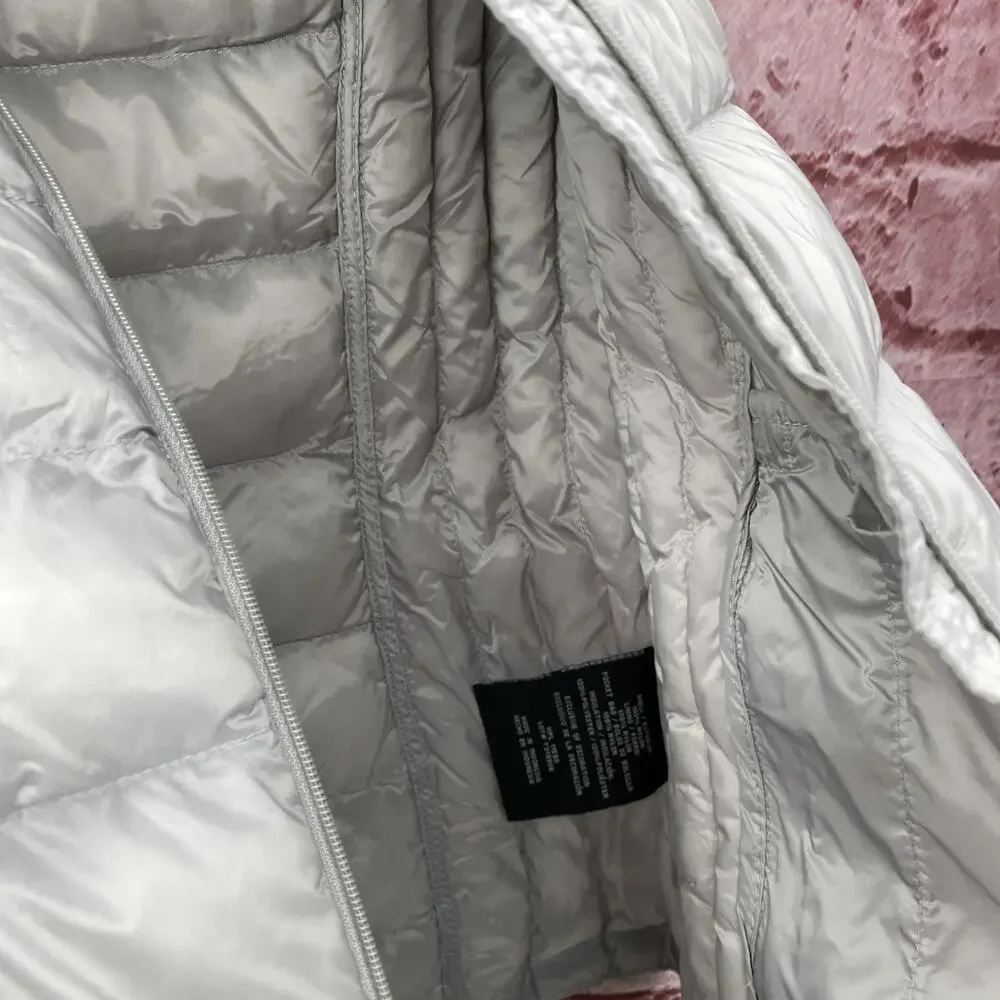 32 Degrees Vest Womens Extra Small Gray Puffer Lightweight Packable Full Zip